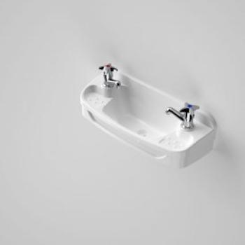 Caroma Wall Basin Valette 40Mm Waste White 2Th (317010W)