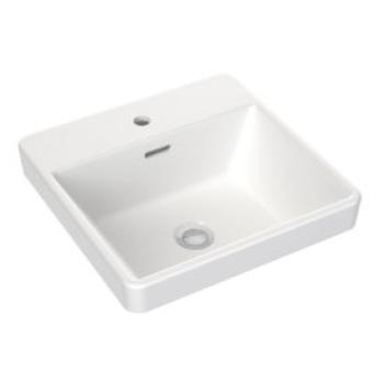 Clark Square Inset Basin With Tap Landing 1Th 400Mm(Cl40013-W1)