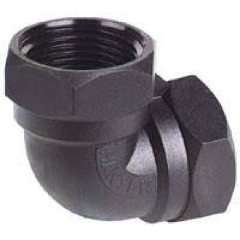 POLY SCREWED ELBOW 15MM